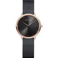 Armbanduhr Bering Dame Ultra Slim in Vernickelt stahl roségold 15729-166 - 15729-166